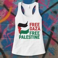 Free Palestine Stand With Palestine Activist Equality Women's Tank Top thumb 3