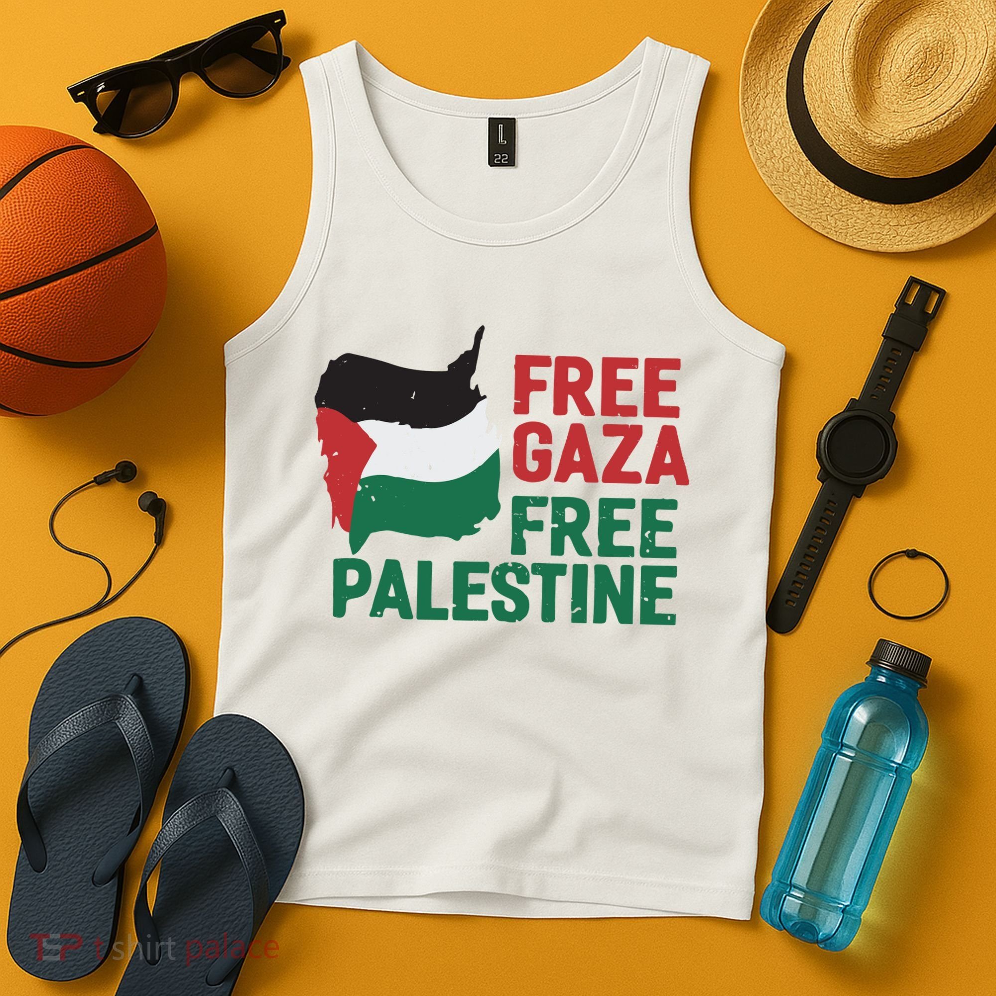 Free Palestine Stand With Palestine Activist Equality Tank Top