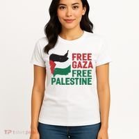Free Palestine Stand With Palestine Activist Equality Women's T-Shirt thumb 4