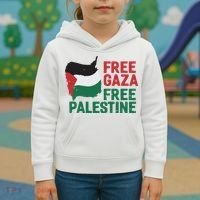 Free Palestine Stand With Palestine Activist Equality Kids Hoodie thumb 3