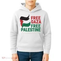 Free Palestine Stand With Palestine Activist Equality Kids Hoodie thumb 4