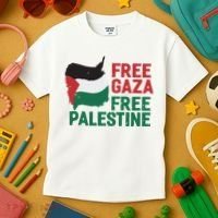 Free Palestine Stand With Palestine Activist Equality Kids T-Shirt thumb 3