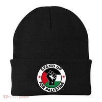 Free Palestine Stand up For Palestine Beanie thumb 0