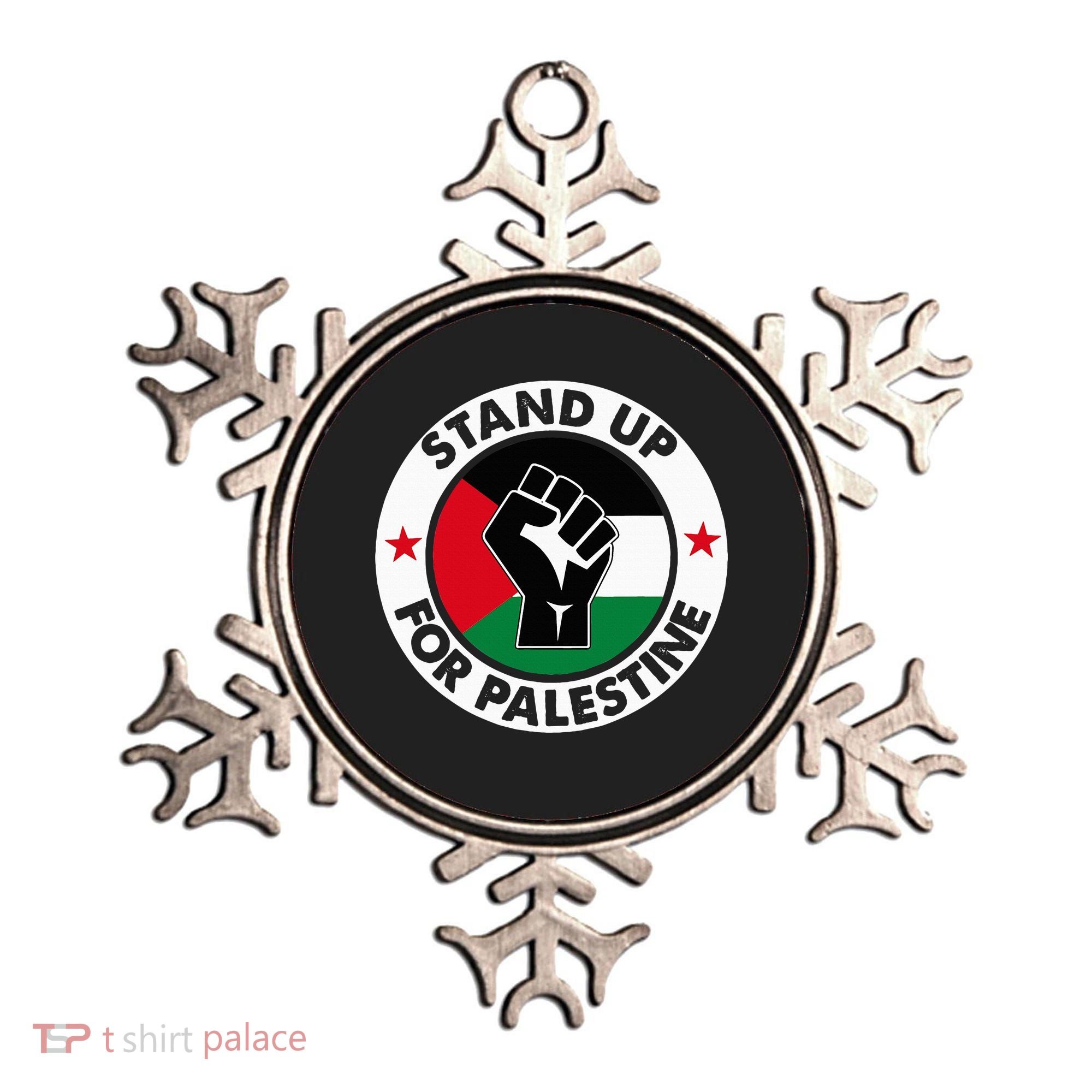 Free Palestine Stand up For Palestine Ornament