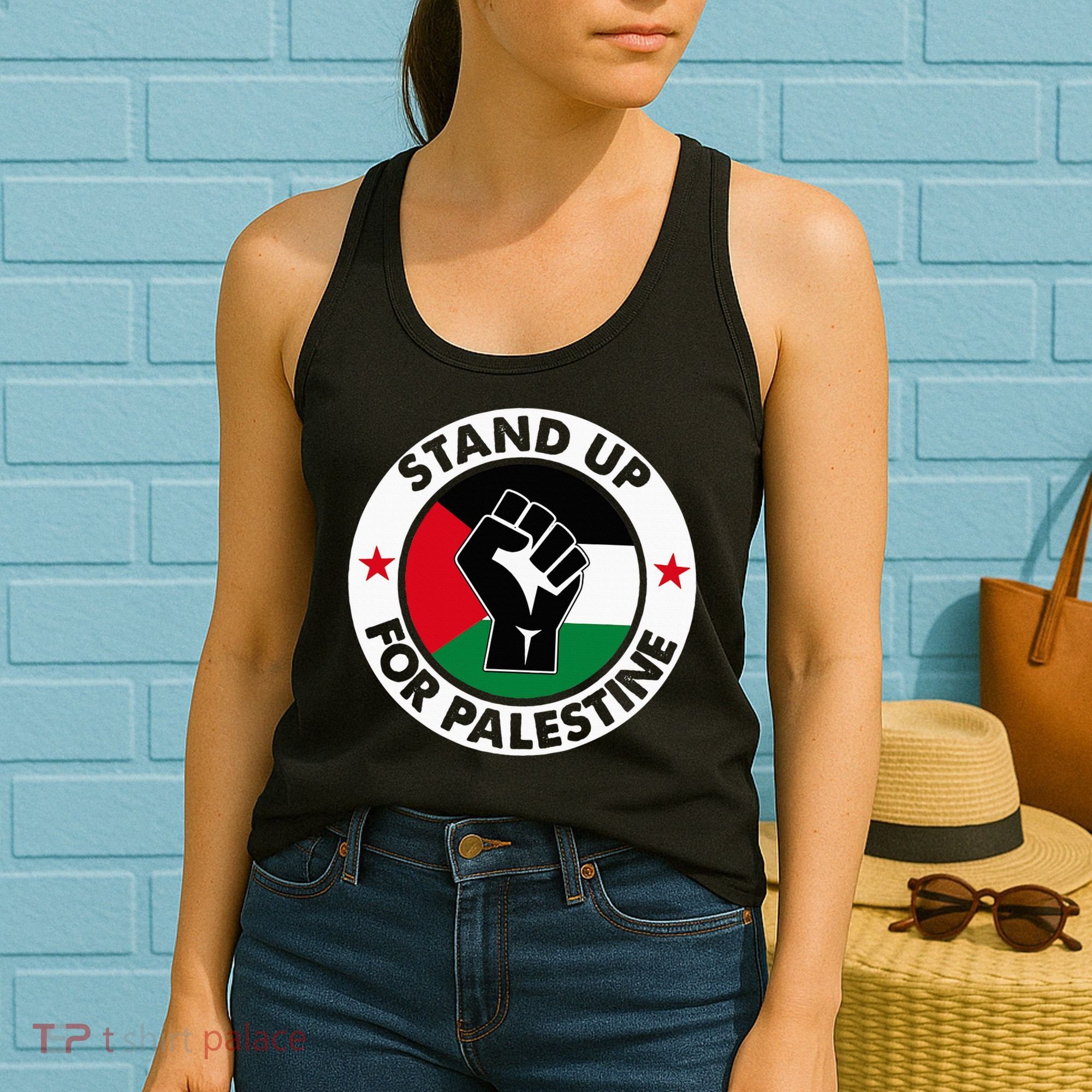 Free Palestine Stand up For Palestine Women's Tank Top