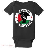 Free Palestine Stand up For Palestine Baby Bodysuit thumb 0
