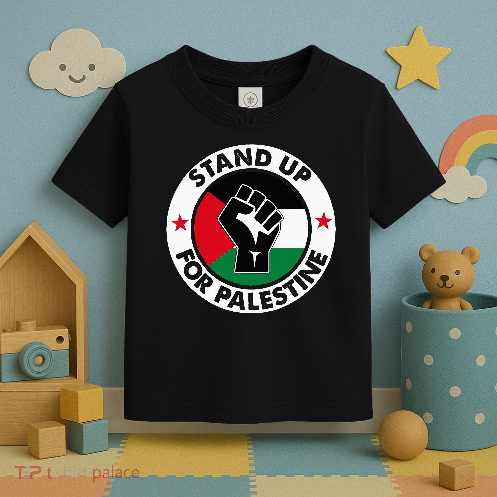 Free Palestine Stand up For Palestine Toddler T-Shirt