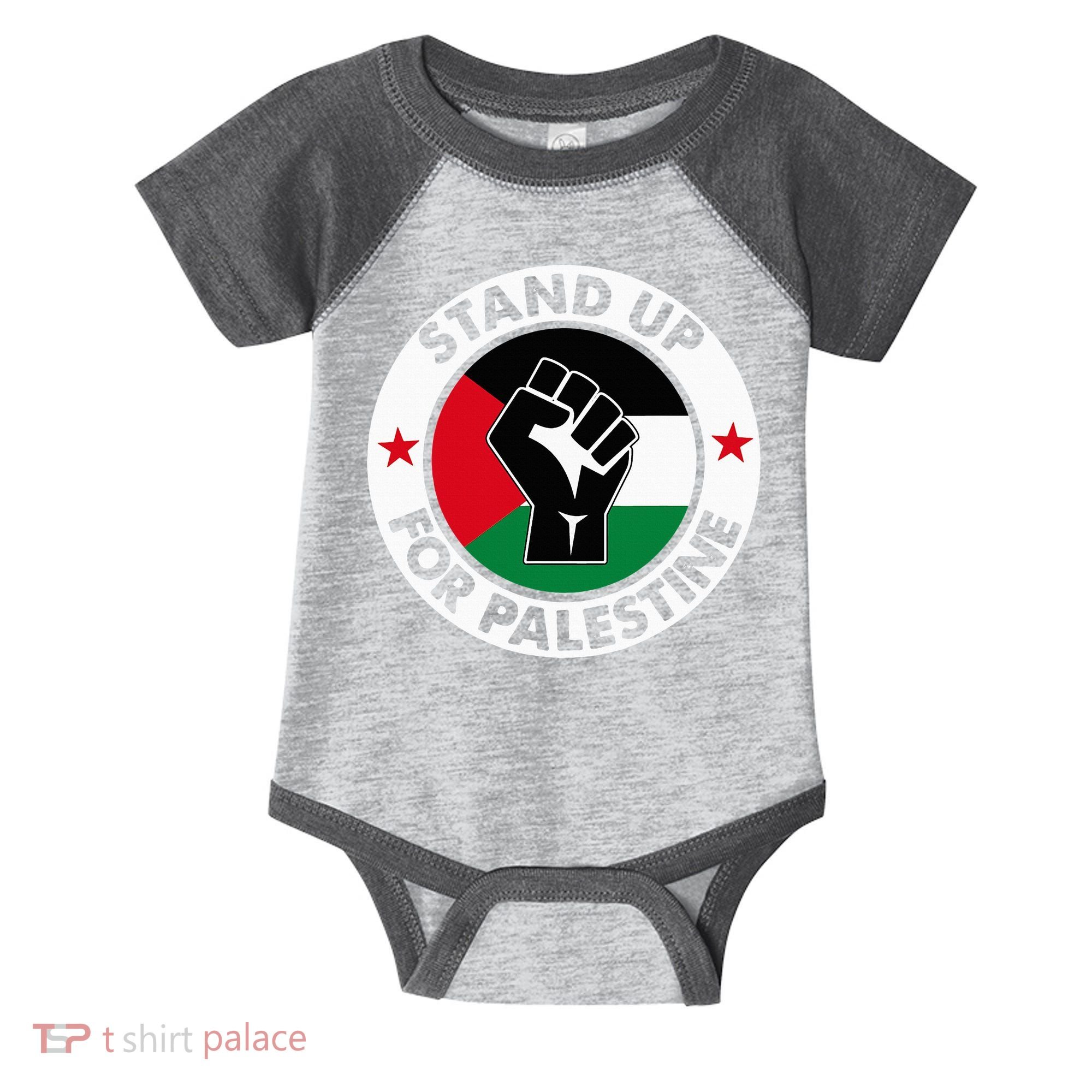 Free Palestine Stand up For Palestine Infant Baby Jersey Bodysuit