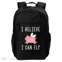 Flying Pig Shirts When Pigs Fly I Believe I Can Fly Backpack thumb 0