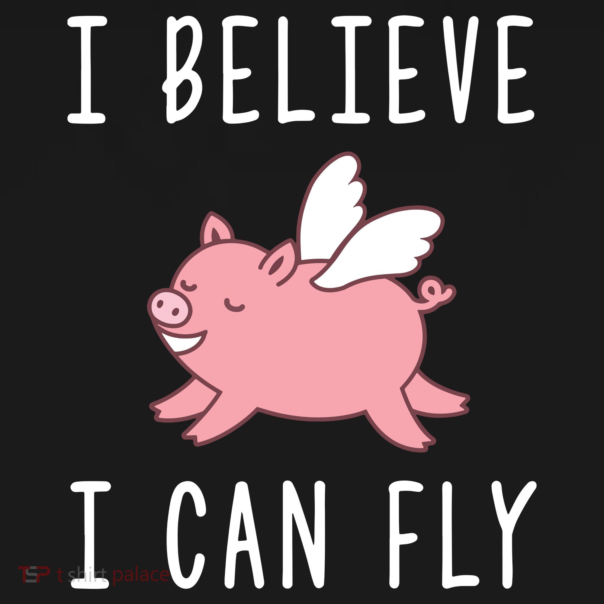 Flying Pig Shirts When Pigs Fly I Believe I Can Fly Ornament