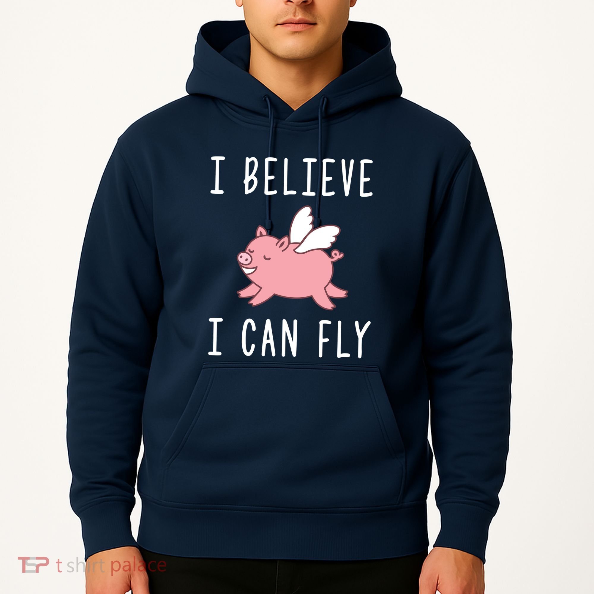 Flying Pig Shirts When Pigs Fly I Believe I Can Fly Hoodie