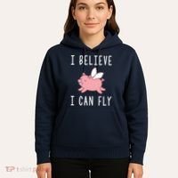 Flying Pig Shirts When Pigs Fly I Believe I Can Fly Hoodie thumb 5