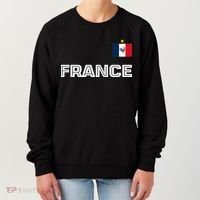 France Pride Soccer Team Flag Women's Sweatshirt thumb 0