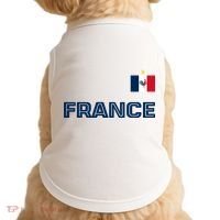 France Pride Soccer Team Flag Doggie Tank thumb 0