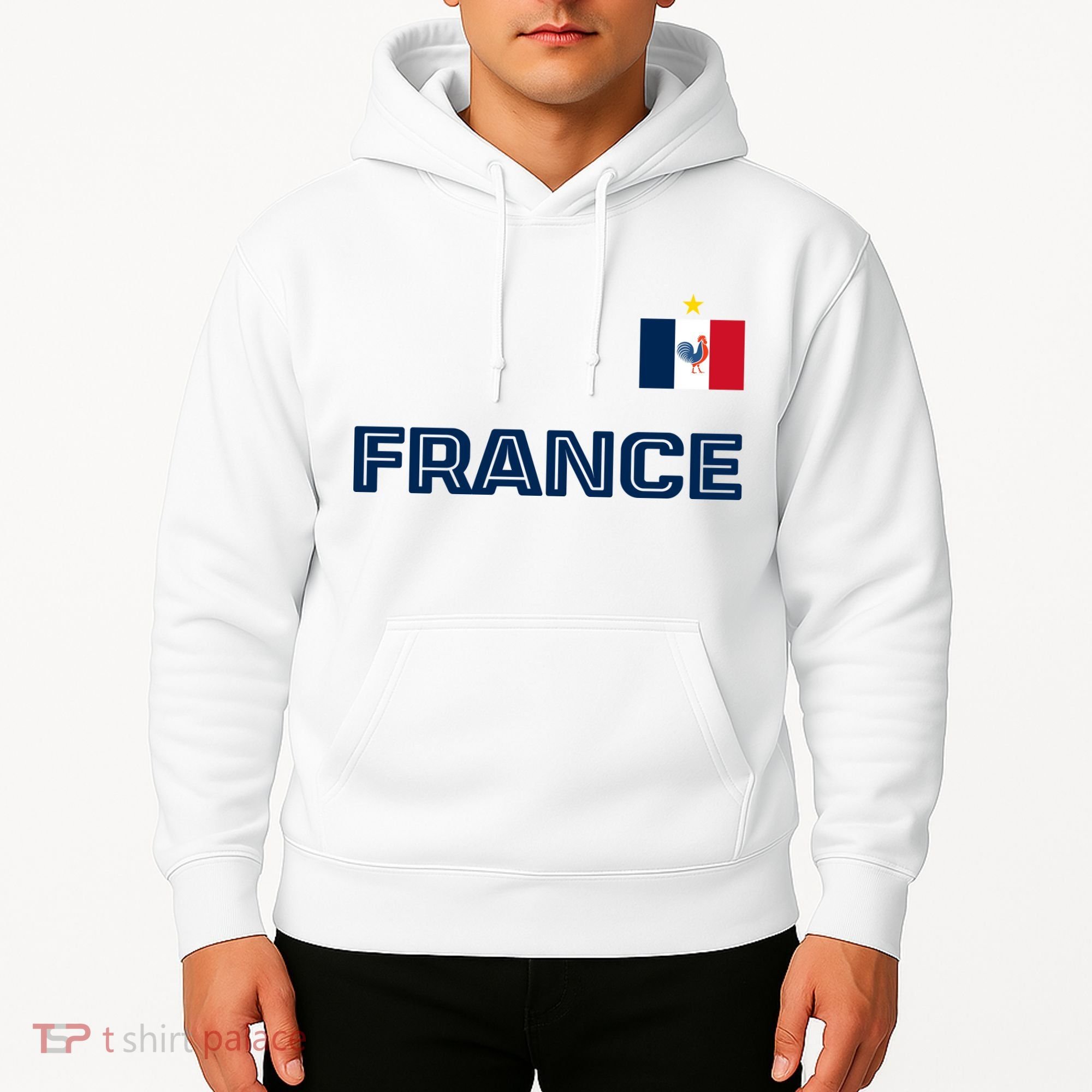 France Pride Soccer Team Flag Hoodie