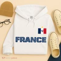 France Pride Soccer Team Flag Hoodie thumb 4