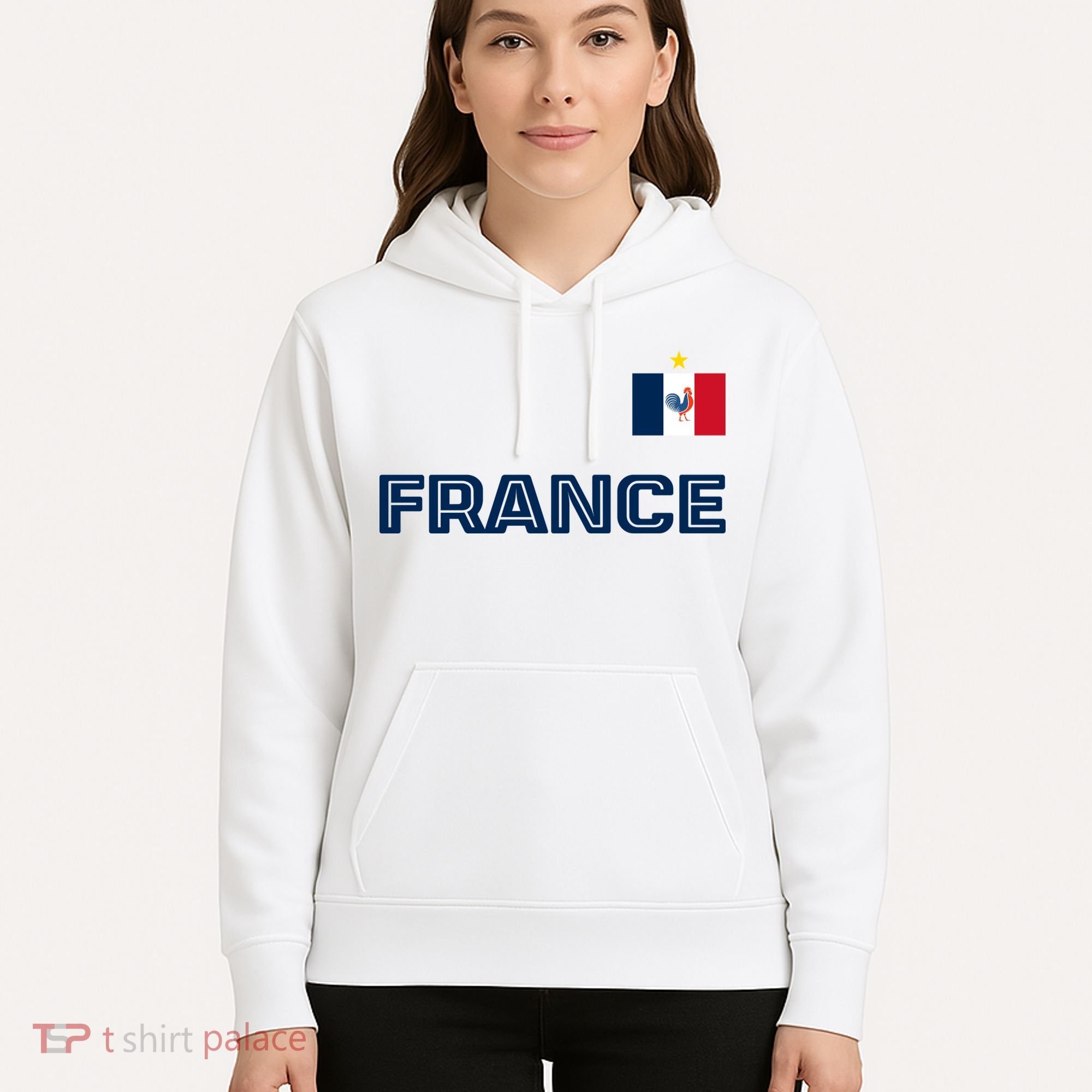 France Pride Soccer Team Flag Hoodie