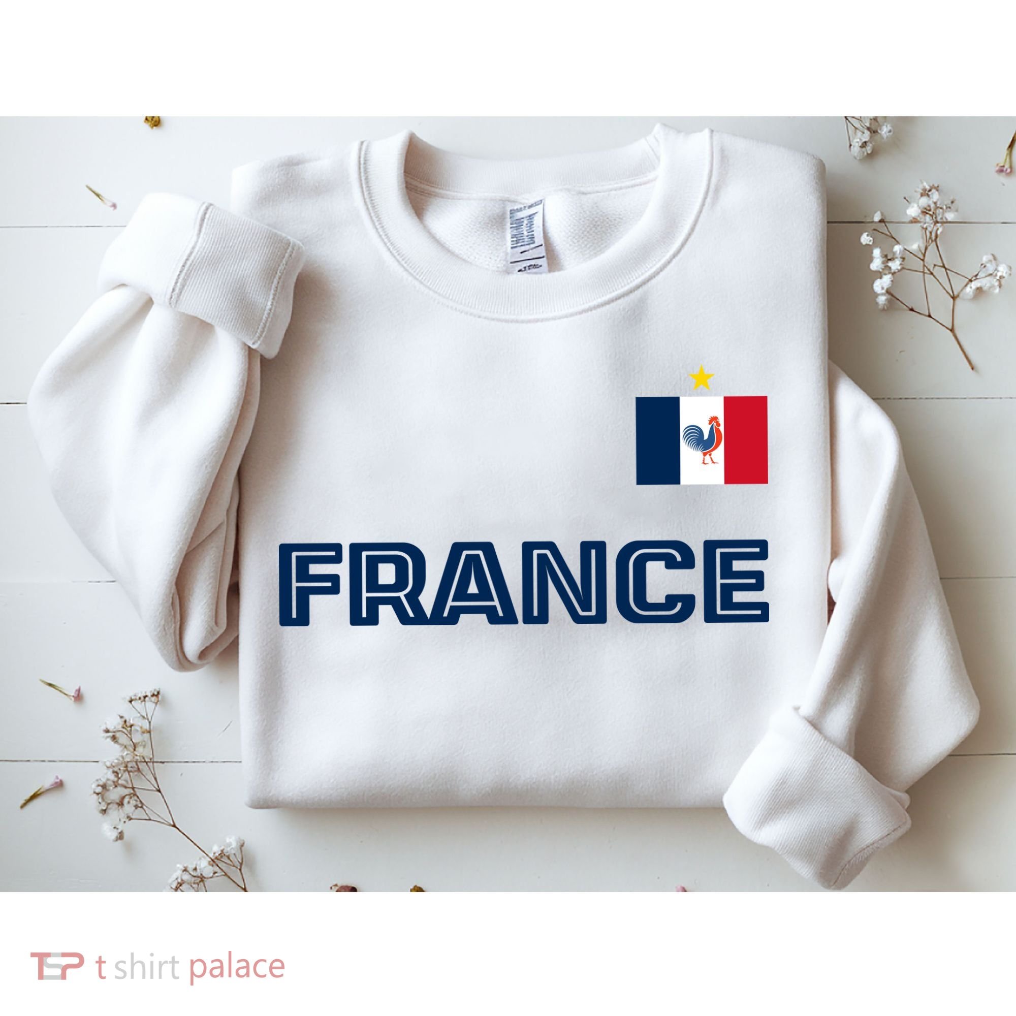 France Pride Soccer Team Flag Sweatshirt