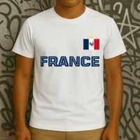 France Pride Soccer Team Flag T-Shirt thumb 3
