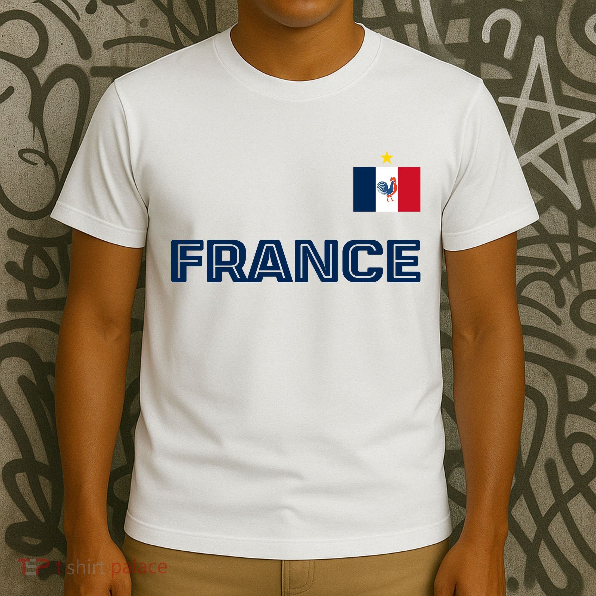 France Pride Soccer Team Flag T-Shirt