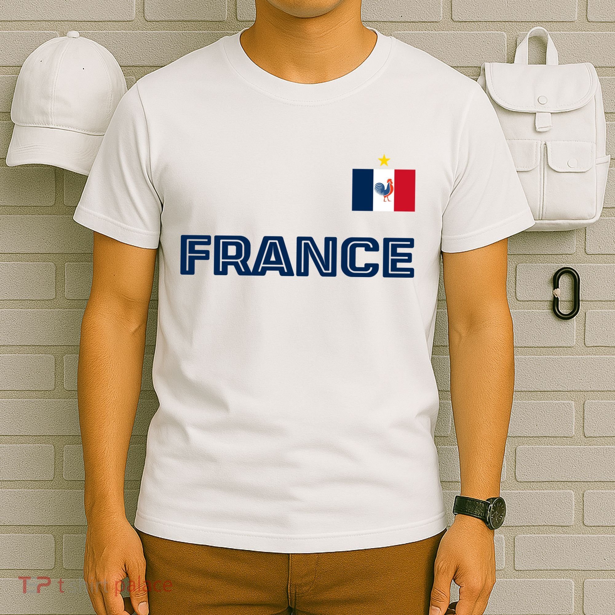 France Pride Soccer Team Flag T-Shirt
