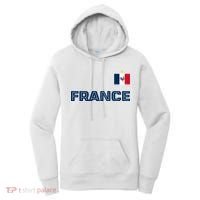 France Pride Soccer Team Flag Women's Hoodie thumb 0