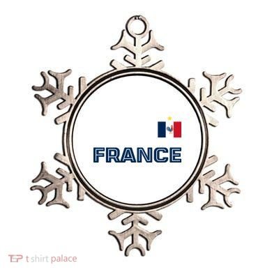 France Pride Soccer Team Flag Ornament