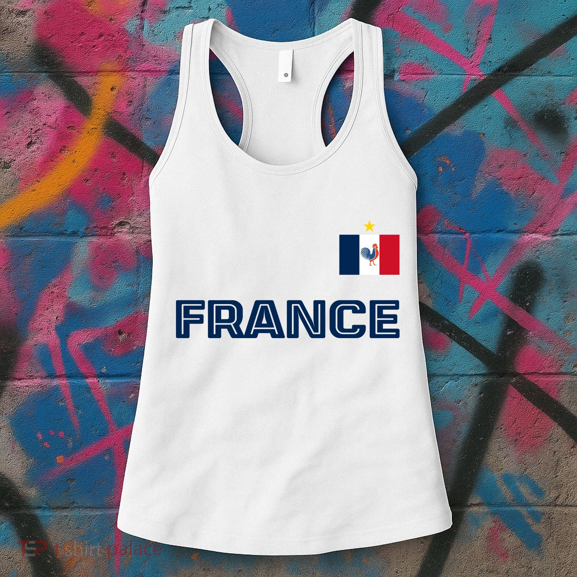 France Pride Soccer Team Flag Women's Tank Top