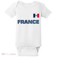 France Pride Soccer Team Flag Baby Bodysuit thumb 0