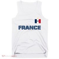 France Pride Soccer Team Flag Tank Top thumb 0