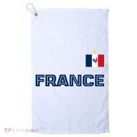 France Pride Soccer Team Flag Golf Towel thumb 0