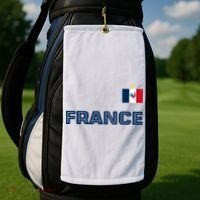 France Pride Soccer Team Flag Golf Towel thumb 2