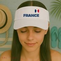 France Pride Soccer Team Flag Visor thumb 2