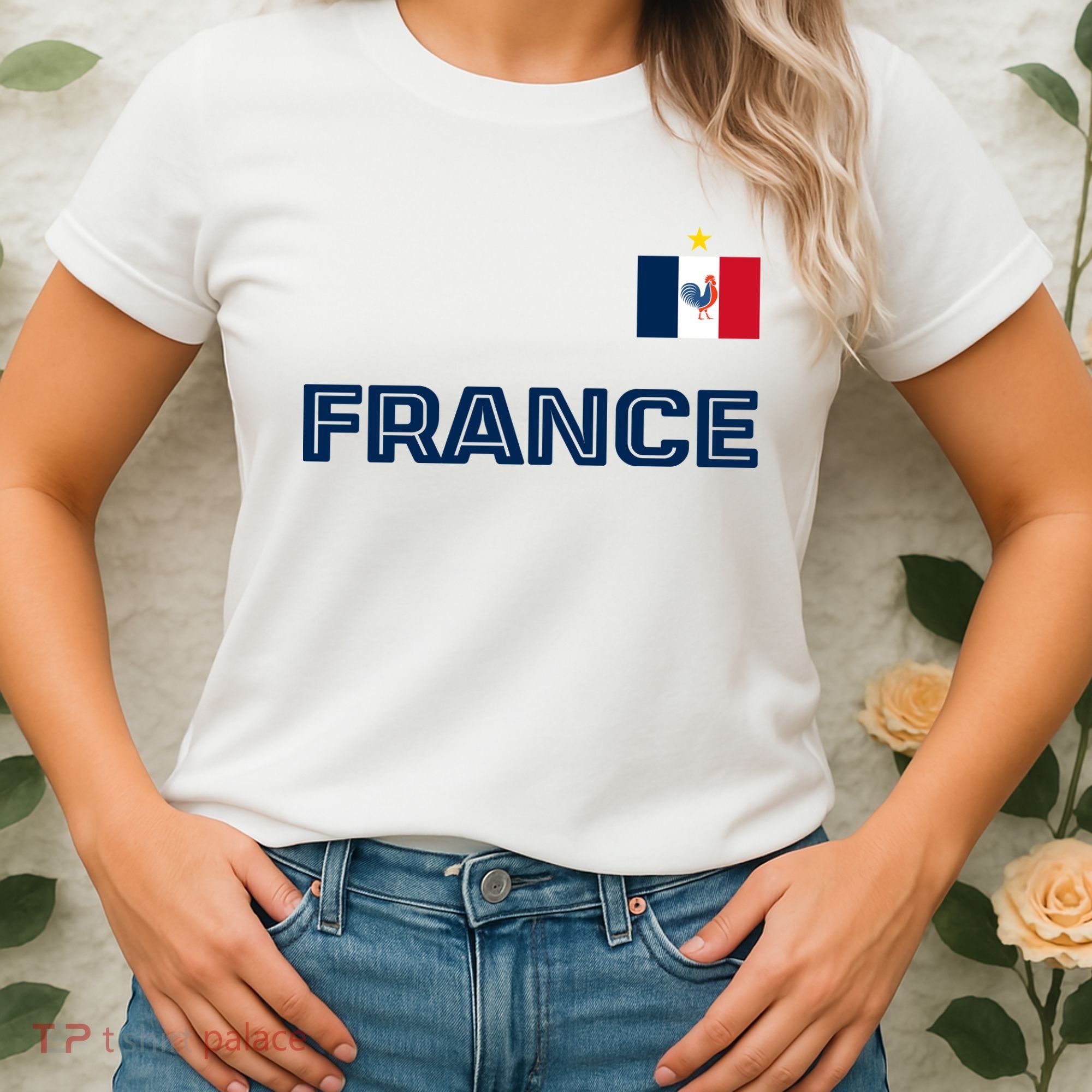 France Pride Soccer Team Flag Women's T-Shirt