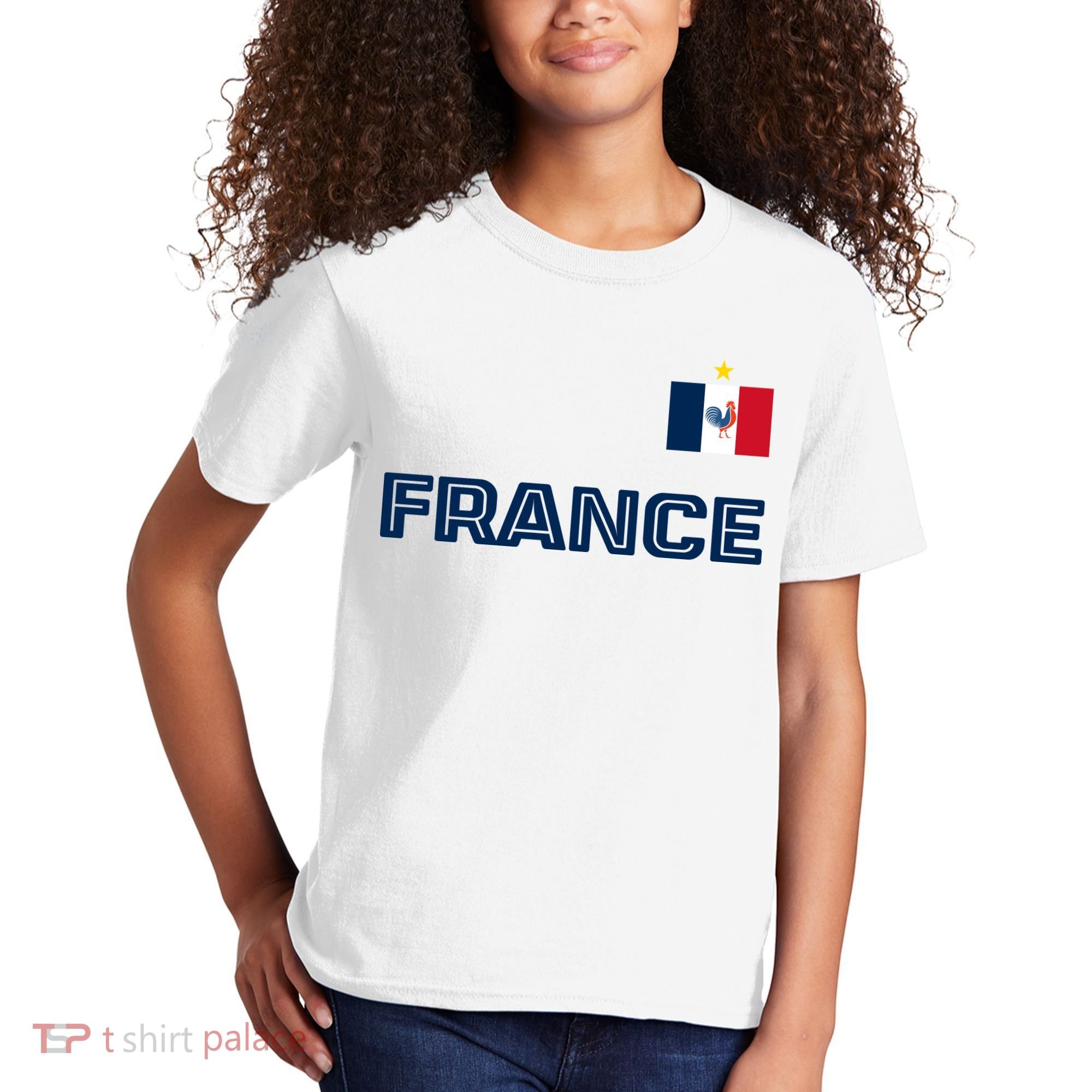France Pride Soccer Team Flag Kids T-Shirt
