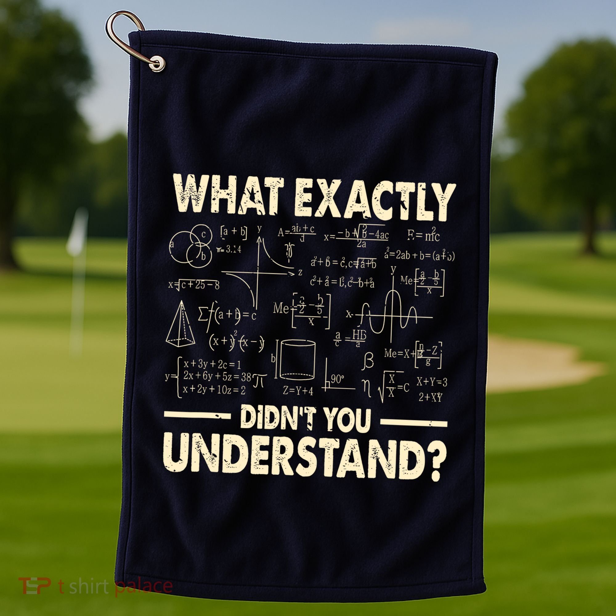 Funny Physicist Scienctist Nerd Geek Gift Physics Golf Towel
