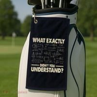 Funny Physicist Scienctist Nerd Geek Gift Physics Golf Towel thumb 2