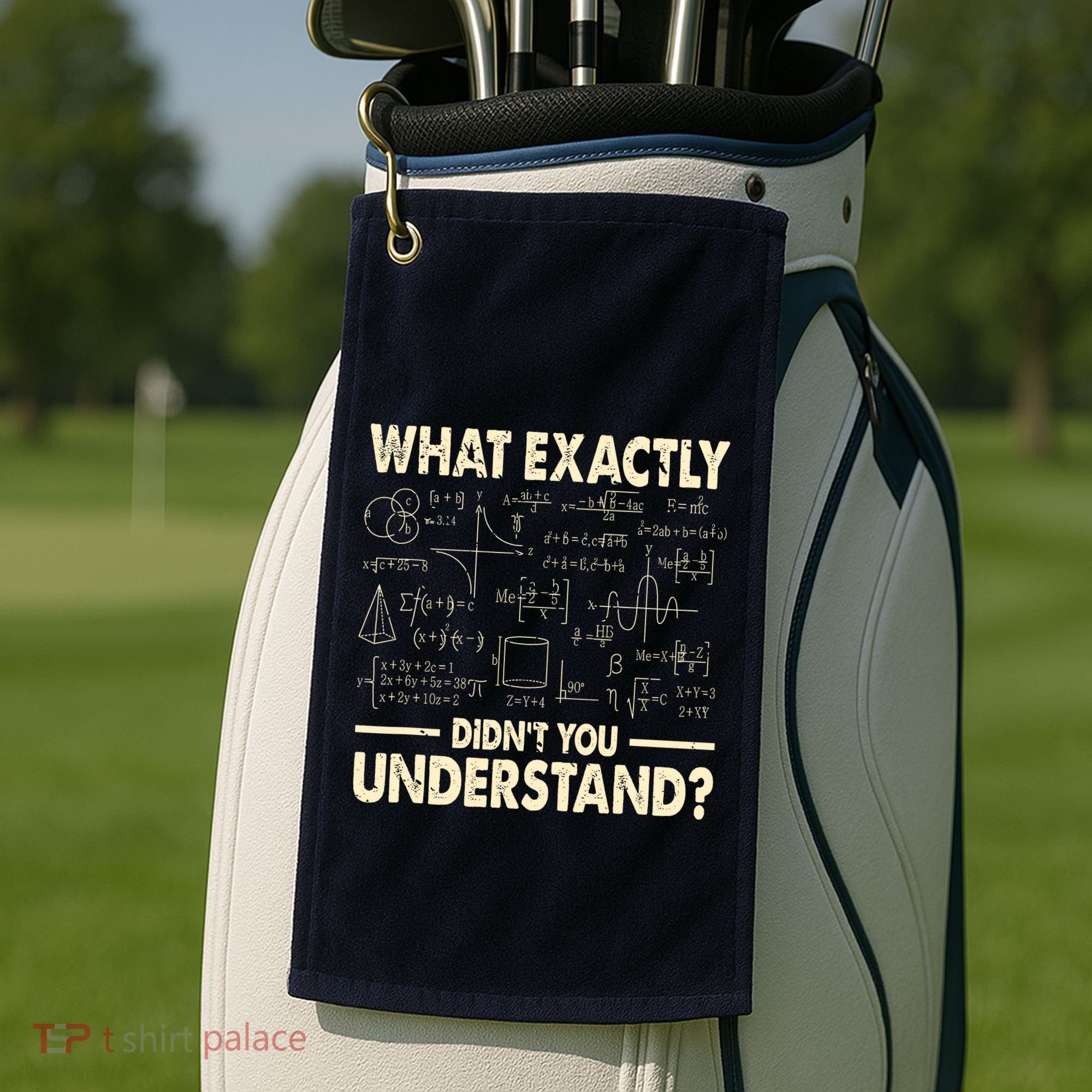 Funny Physicist Scienctist Nerd Geek Gift Physics Golf Towel