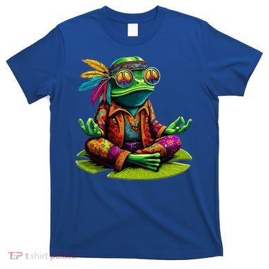 Frog Peace Sign Hippie Frog T-Shirt