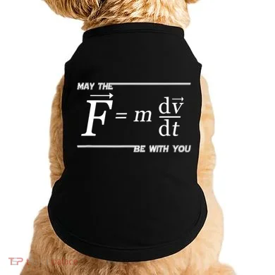 Funny Physics Science Doggie Tank