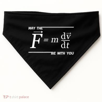 Funny Physics Science USA-Made Doggie Bandana