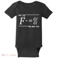 Funny Physics Science Baby Bodysuit thumb 0