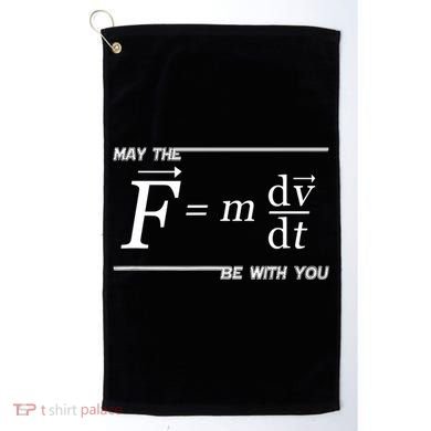 Funny Physics Science Golf Towel