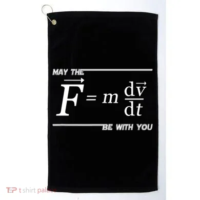 Funny Physics Science Golf Towel