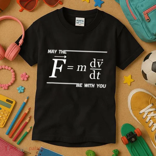 Funny Physics Science Kids T-Shirt