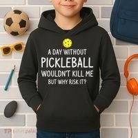 Funny Pickleball Saying Pickleball Player Kids Hoodie thumb 2