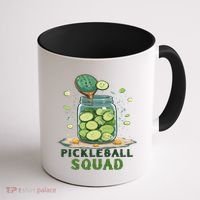 Funny Pickleball Squad Coffee Mug thumb 1