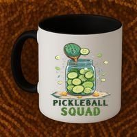 Funny Pickleball Squad Coffee Mug thumb 2
