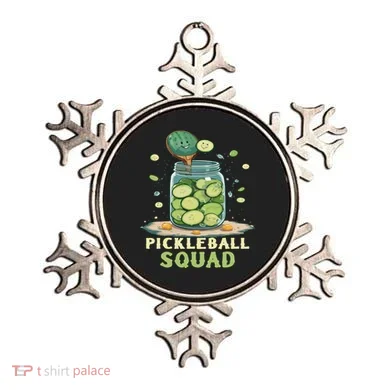 Funny Pickleball Squad Ornament