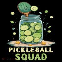 Funny Pickleball Squad Ornament thumb 1